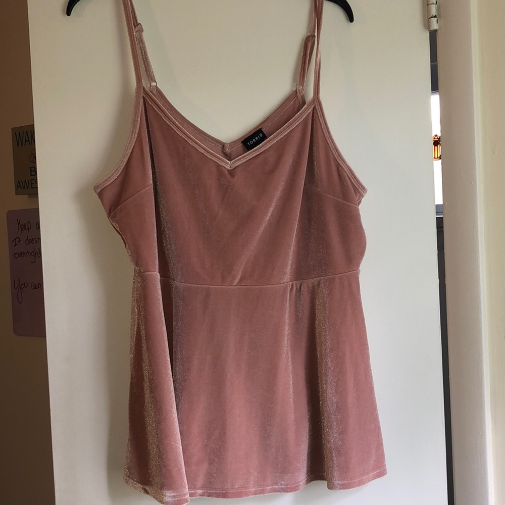 Rose gold torrid tank